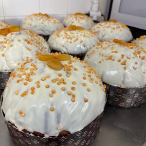 Panettone Artigianale Cioccolato Bianco e Albicocca